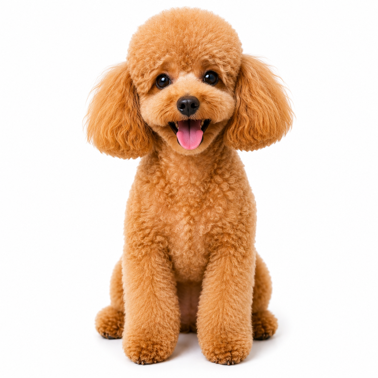 Happy groomed dog